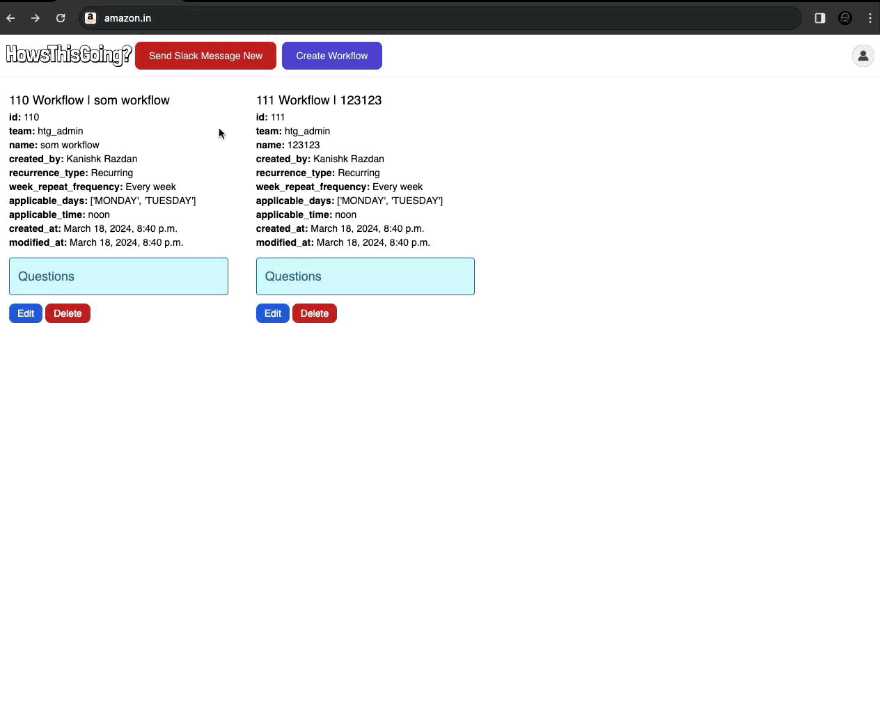 First Dashboard