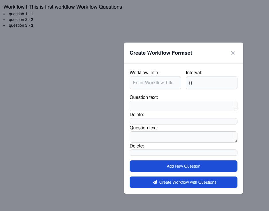 First Workflow Form